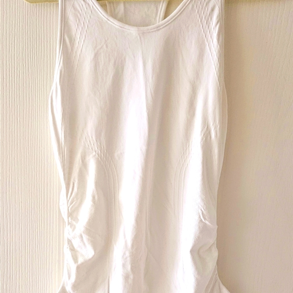 White Athleta Tank Top Racerback Small
